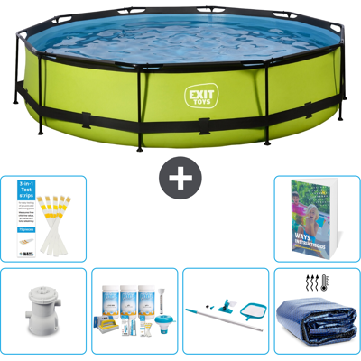 EXIT TOYS Exit-toys Piscina Exit Redonda - 360x76 Cm - 7-piezas S267 EXIT TOYS Exit-toys Piscina Exit Redonda - 360x76 Cm - 7-piezas S267