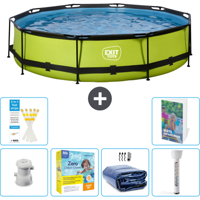 EXIT TOYS Exit-toys Piscina Exit Redonda - 360x76 Cm - 7-piezas S184 EXIT TOYS Exit-toys Piscina Exit Redonda - 360x76 Cm - 7-piezas S184