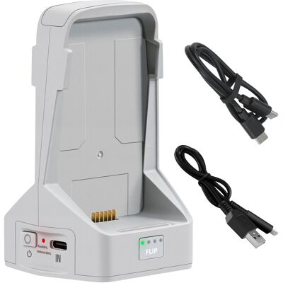 OEM Centro De Carga Bidireccional Para Dji Flip, Cargador Rápido, Estación De Carga Con Cable De Carga Compatible Con Baterías De Drones Flip, Carga Dos Baterías Simultáneamente En Solo 70 Minutos OEM Centro De Carga Bidireccional Para Dji Flip, Cargador Rápido, Estación De Carga Con Cable De Carga Compatible Con Baterías De Drones Flip, Carga Dos Baterías Simultáneamente En Solo 70 Minutos