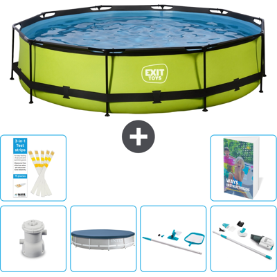 EXIT TOYS Exit-toys Piscina Exit Redonda - 360x76 Cm - 7-piezas S257 EXIT TOYS Exit-toys Piscina Exit Redonda - 360x76 Cm - 7-piezas S257