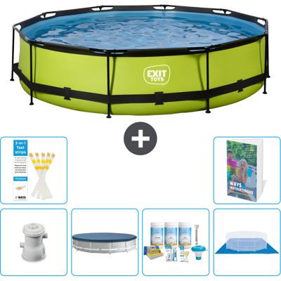 EXIT TOYS Exit-toys Piscina Exit Redonda - 360x76 Cm - 7-piezas S251 EXIT TOYS Exit-toys Piscina Exit Redonda - 360x76 Cm - 7-piezas S251