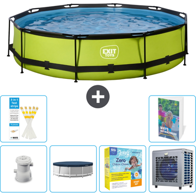 EXIT TOYS Exit-toys Piscina Exit Redonda - 360x76 Cm - 7-piezas S258 EXIT TOYS Exit-toys Piscina Exit Redonda - 360x76 Cm - 7-piezas S258