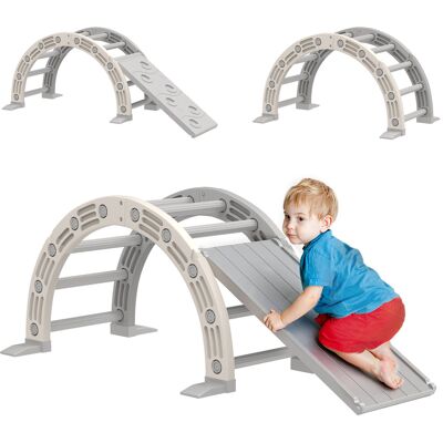 JHY DESIGN Conjunto De Escalada 4 En 1 Para Niños: Arco, Silla, Rampa, Tobogán. JHY DESIGN Conjunto De Escalada 4 En 1 Para Niños: Arco, Silla, Rampa, Tobogán.