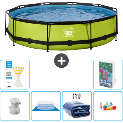 EXIT TOYS Exit-toys Piscina Exit Redonda - 360x76 Cm - 7-piezas S220 EXIT TOYS Exit-toys Piscina Exit Redonda - 360x76 Cm - 7-piezas S220