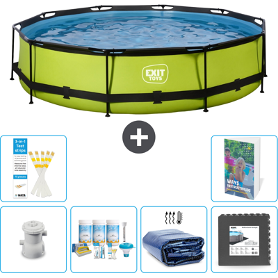 EXIT TOYS Exit-toys Piscina Exit Redonda - 360x76 Cm - 7-piezas S233 EXIT TOYS Exit-toys Piscina Exit Redonda - 360x76 Cm - 7-piezas S233