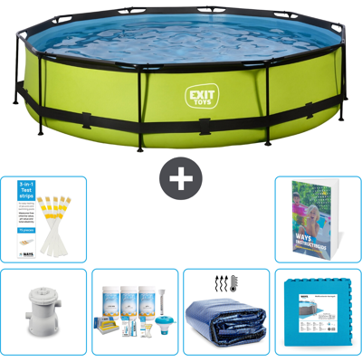 EXIT TOYS Exit-toys Piscina Exit Redonda - 360x76 Cm - 7-piezas S188 EXIT TOYS Exit-toys Piscina Exit Redonda - 360x76 Cm - 7-piezas S188
