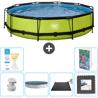 EXIT TOYS Exit-toys Piscina Exit Redonda - 360x76 Cm - 7-piezas S195 EXIT TOYS Exit-toys Piscina Exit Redonda - 360x76 Cm - 7-piezas S195