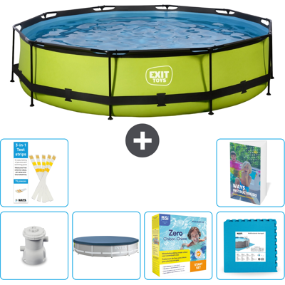EXIT TOYS Exit-toys Piscina Exit Redonda - 360x76 Cm - 7-piezas S276 EXIT TOYS Exit-toys Piscina Exit Redonda - 360x76 Cm - 7-piezas S276