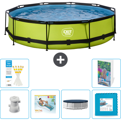 EXIT TOYS Exit-toys Piscina Exit Redonda - 360x76 Cm - 7-piezas S311 EXIT TOYS Exit-toys Piscina Exit Redonda - 360x76 Cm - 7-piezas S311