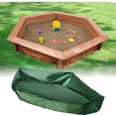 OEM Cubierta Protectora Hexagonal Para Arenero Con Cordón Ajustable, A Prueba De Polvo, Para Arenero, Piscina De Jardín Exterior (230x200x20 Cm) OEM Cubierta Protectora Hexagonal Para Arenero Con Cordón Ajustable, A Prueba De Polvo, Para Arenero, Piscina De Jardín Exterior (230x200x20 Cm)