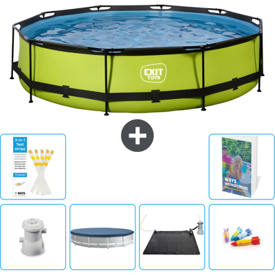 EXIT TOYS Exit-toys Piscina Exit Redonda - 360x76 Cm - 7-piezas S211 EXIT TOYS Exit-toys Piscina Exit Redonda - 360x76 Cm - 7-piezas S211