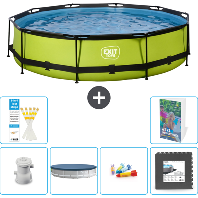 EXIT TOYS Exit-toys Piscina Exit Redonda - 360x76 Cm - 7-piezas S317 EXIT TOYS Exit-toys Piscina Exit Redonda - 360x76 Cm - 7-piezas S317