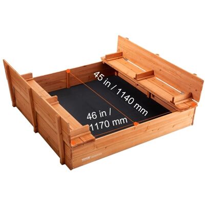 OEM Arenero Infantil Con Tapa, Cómodos Asientos De Esquina, Fácil Montaje. OEM Arenero Infantil Con Tapa, Cómodos Asientos De Esquina, Fácil Montaje.