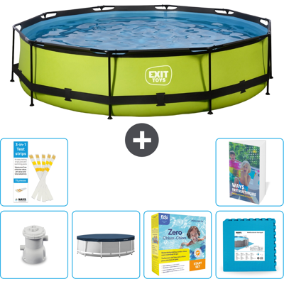 EXIT TOYS Exit-toys Piscina Exit Redonda - 360x76 Cm - 7-piezas S218 EXIT TOYS Exit-toys Piscina Exit Redonda - 360x76 Cm - 7-piezas S218