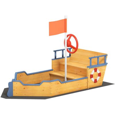 HELLOSHOP26 Torre De Arenera Barco Pirata 158 X 78 X 45.5 Cm Banco Estable Almacenamiento 2 Escalones Escandinavo De Madera De Abeto Amarillo 210000343 HELLOSHOP26 Torre De Arenera Barco Pirata 158 X 78 X 45.5 Cm Banco Estable Almacenamiento 2 Escalones Escandinavo De Madera De Abeto Amarillo 210000343