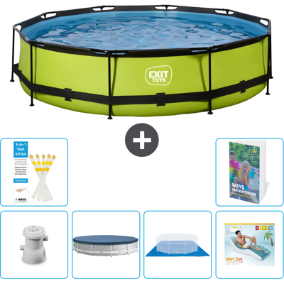 EXIT TOYS Exit-toys Piscina Exit Redonda - 360x76 Cm - 7-piezas S322 EXIT TOYS Exit-toys Piscina Exit Redonda - 360x76 Cm - 7-piezas S322