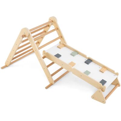 HELLOSHOP26 Juego De Escalada Triangular 3 En 1 115 X 69 X 60 Cm Ajustable Diseño Divertido Madera Natural 200012234 HELLOSHOP26 Juego De Escalada Triangular 3 En 1 115 X 69 X 60 Cm Ajustable Diseño Divertido Madera Natural 200012234