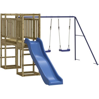 HELLOSHOP26 Parque Infantil De Exterior Columpios Tobogán Pórticos Robusto Juegos Jardín 308 X 467 X 169 Cm Madera De Pino Impregnada 020004822 HELLOSHOP26 Parque Infantil De Exterior Columpios Tobogán Pórticos Robusto Juegos Jardín 308 X 467 X 169 Cm Madera De Pino Impregnada 020004822