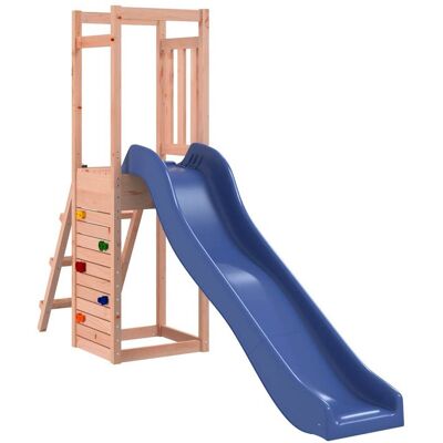 vidaXL Conjunto de juego de madera para exteriores Casa de juegos con tobogán vidaXL Conjunto de juego de madera para exteriores Casa de juegos con tobogán