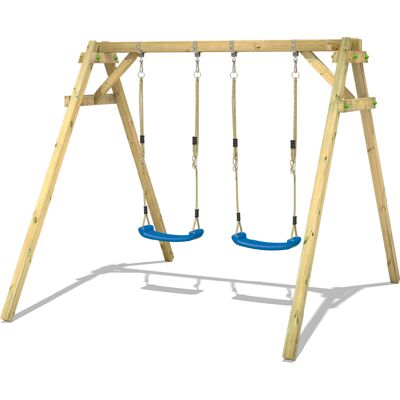Columpio Smart Move Con Estructura De Escalada - Rojo - Wickey Columpio Smart Move Con Estructura De Escalada - Rojo - Wickey