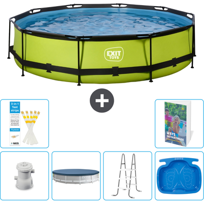 EXIT TOYS Exit-toys Piscina Exit Redonda - 360x76 Cm - 7-piezas S314 EXIT TOYS Exit-toys Piscina Exit Redonda - 360x76 Cm - 7-piezas S314