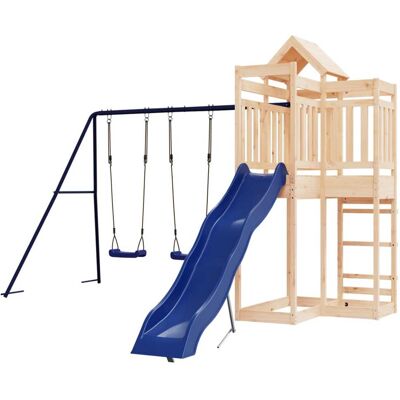 HELLOSHOP26 Parque Infantil De Exterior Columpios Tobogán Pórticos Robusto Juegos Jardín 362 X 373 X 238 Cm Madera Maciza De Pino 020004664 HELLOSHOP26 Parque Infantil De Exterior Columpios Tobogán Pórticos Robusto Juegos Jardín 362 X 373 X 238 Cm Madera Maciza De Pino 020004664