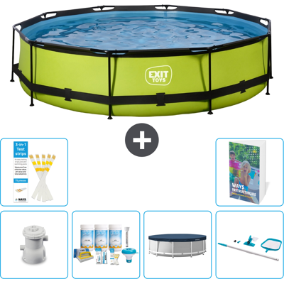 EXIT TOYS Exit-toys Piscina Exit Redonda - 360x76 Cm - 7-piezas S336 EXIT TOYS Exit-toys Piscina Exit Redonda - 360x76 Cm - 7-piezas S336
