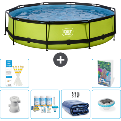 EXIT TOYS Exit-toys Piscina Exit Redonda - 360x76 Cm - 7-piezas S228 EXIT TOYS Exit-toys Piscina Exit Redonda - 360x76 Cm - 7-piezas S228