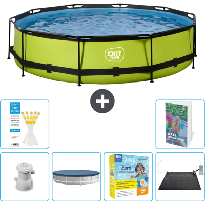 EXIT TOYS Exit-toys Piscina Exit Redonda - 360x76 Cm - 7-piezas S234 EXIT TOYS Exit-toys Piscina Exit Redonda - 360x76 Cm - 7-piezas S234