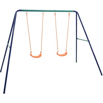 Juego De Columpios Con 2 Asientos Vidaxl Juego De Columpios Con 2 Asientos Vidaxl