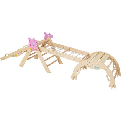 HELLOSHOP26 Set De Escalada Plegable 281 X 91 X 58 Cm 8 Actividades Seguras Moderno Madera Natural 200018271 HELLOSHOP26 Set De Escalada Plegable 281 X 91 X 58 Cm 8 Actividades Seguras Moderno Madera Natural 200018271