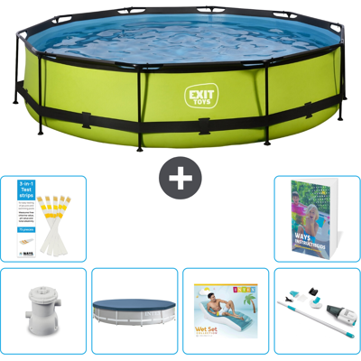 EXIT TOYS Exit-toys Piscina Exit Redonda - 360x76 Cm - 7-piezas S236 EXIT TOYS Exit-toys Piscina Exit Redonda - 360x76 Cm - 7-piezas S236
