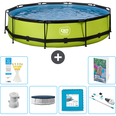 EXIT TOYS Exit-toys Piscina Exit Redonda - 360x76 Cm - 7-piezas S183 EXIT TOYS Exit-toys Piscina Exit Redonda - 360x76 Cm - 7-piezas S183
