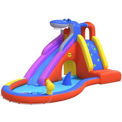 Tobogán de agua inflable HAPPY HOP con piscina - 450x320x240 cm Tobogán de agua inflable HAPPY HOP con piscina - 450x320x240 cm
