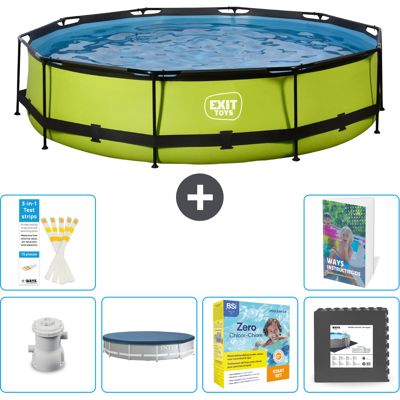 EXIT TOYS Exit-toys Piscina Exit Redonda - 360x76 Cm - 7-piezas S259 EXIT TOYS Exit-toys Piscina Exit Redonda - 360x76 Cm - 7-piezas S259
