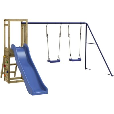 HELLOSHOP26 Parque Infantil De Exterior Columpios Tobogán Estructuras Robusto Juegos De Jardín 308 X 321 X 169 Cm Madera De Pino Impregnada 020004824 HELLOSHOP26 Parque Infantil De Exterior Columpios Tobogán Estructuras Robusto Juegos De Jardín 308 X 321 X 169 Cm Madera De Pino Impregnada 020004824
