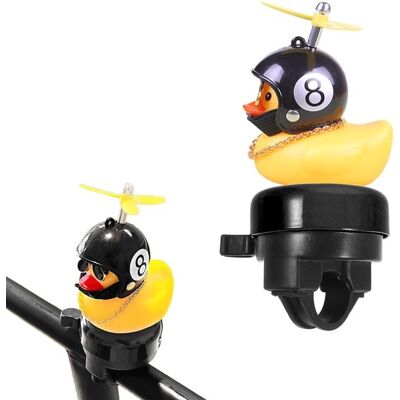 OEM Bocina De Bicicleta Chirriante Con Casco Y Hélice,patito De Goma Gracioso,decoración Para Bicicleta,triciclo Y Bicicleta De Equilibrio OEM Bocina De Bicicleta Chirriante Con Casco Y Hélice,patito De Goma Gracioso,decoración Para Bicicleta,triciclo Y Bicicleta De Equilibrio