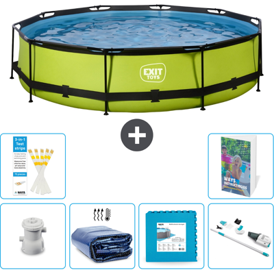 EXIT TOYS Exit-toys Piscina Exit Redonda - 360x76 Cm - 7-piezas S319 EXIT TOYS Exit-toys Piscina Exit Redonda - 360x76 Cm - 7-piezas S319