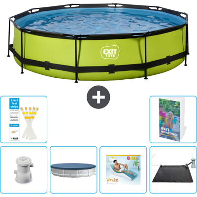 EXIT TOYS Exit-toys Piscina Exit Redonda - 360x76 Cm - 7-piezas S219 EXIT TOYS Exit-toys Piscina Exit Redonda - 360x76 Cm - 7-piezas S219