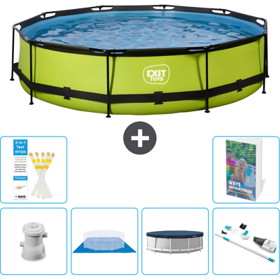 EXIT TOYS Exit-toys Piscina Exit Redonda - 360x76 Cm - 7-piezas S268 EXIT TOYS Exit-toys Piscina Exit Redonda - 360x76 Cm - 7-piezas S268