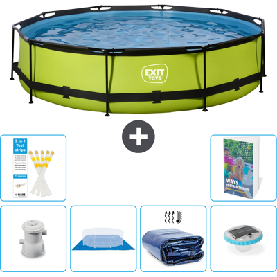 EXIT TOYS Exit-toys Piscina Exit Redonda - 360x76 Cm - 7-piezas S272 EXIT TOYS Exit-toys Piscina Exit Redonda - 360x76 Cm - 7-piezas S272