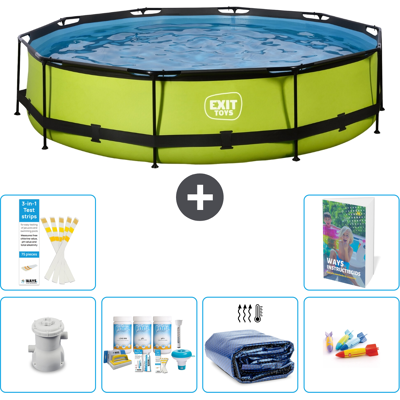 EXIT TOYS Exit-toys Piscina Exit Redonda - 360x76 Cm - 7-piezas S282 EXIT TOYS Exit-toys Piscina Exit Redonda - 360x76 Cm - 7-piezas S282
