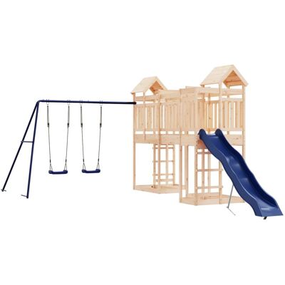 HELLOSHOP26 Parque Infantil Columpios Tobogán Estructuras Robusto Juegos Jardín 362 X 585 X 238 Cm Madera Maciza De Pino 020004781 HELLOSHOP26 Parque Infantil Columpios Tobogán Estructuras Robusto Juegos Jardín 362 X 585 X 238 Cm Madera Maciza De Pino 020004781