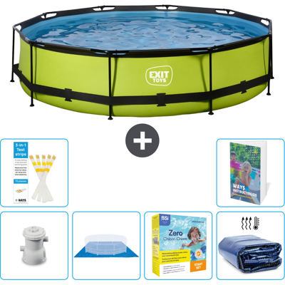 EXIT TOYS Exit-toys Piscina Exit Redonda - 360x76 Cm - 7-piezas S245 EXIT TOYS Exit-toys Piscina Exit Redonda - 360x76 Cm - 7-piezas S245