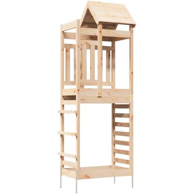 Torre De Juego Marrón 52,5 X 85 X 238 Cm Madera De Pino Macizo Vidaxl Torre De Juego Marrón 52,5 X 85 X 238 Cm Madera De Pino Macizo Vidaxl