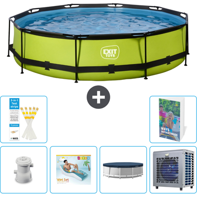 EXIT TOYS Exit-toys Piscina Exit Redonda - 360x76 Cm - 7-piezas S207 EXIT TOYS Exit-toys Piscina Exit Redonda - 360x76 Cm - 7-piezas S207
