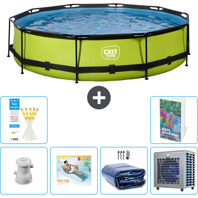 EXIT TOYS Exit-toys Piscina Exit Redonda - 360x76 Cm - 7-piezas S286 EXIT TOYS Exit-toys Piscina Exit Redonda - 360x76 Cm - 7-piezas S286