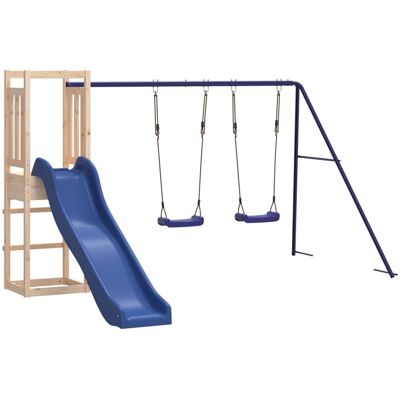 HELLOSHOP26 Parque Infantil De Exterior Columpios Tobogán Pórticos Robusto Juegos De Jardín 308 X 321 X 169 Cm Madera Maciza De Pino 020004804 HELLOSHOP26 Parque Infantil De Exterior Columpios Tobogán Pórticos Robusto Juegos De Jardín 308 X 321 X 169 Cm Madera Maciza De Pino 020004804
