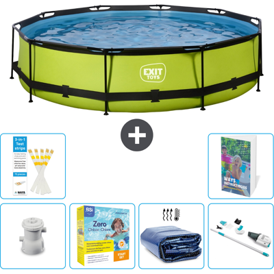EXIT TOYS Exit-toys Piscina Exit Redonda - 360x76 Cm - 7-piezas S196 EXIT TOYS Exit-toys Piscina Exit Redonda - 360x76 Cm - 7-piezas S196