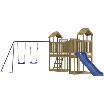 HELLOSHOP26 Parque Infantil De Exterior Columpios Tobogán Pórticos Robusto Juegos De Jardín 356 X 589 X 214 Cm Madera De Pino Impregnada 020004740 HELLOSHOP26 Parque Infantil De Exterior Columpios Tobogán Pórticos Robusto Juegos De Jardín 356 X 589 X 214 Cm Madera De Pino Impregnada 020004740